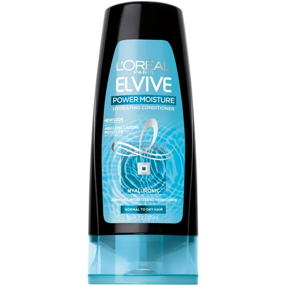 L'Oreal Paris Elvive Power Moisture Hydrating Smoothing Conditioner for Straight Hair 12.6 fl oz