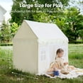 thumbnail image 6 of Tiny Land Play Tent with Padded Mat & LED Lights, Kids Tent, Playhouse for Kids, Indoor Bed Tent for Toddler, Toys for 3,4,5,6 Year Old Girls, 6 of 8