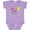 Lavender, variant on Inktastic Twinkle, Twinkle, Little Star with Yellow Moon in Night Cap Boys or Girls Baby Bodysuit