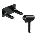 thumbnail image 3 of Wall-Mounted Dryer Rack ABS Hair Dryer Holder Self-Stick, Black, 3 of 5