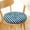 101#C, variant on Linen Chair Cushion Round, Thick Foam Seat Pad for Dining Office, Breathable Tatami Floor Pillow for Home Sofa Window, Ergonomic Non Slip Cushion for Car Homestay, 15x15 Inch Removable Cover