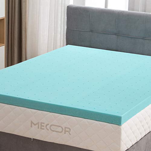 Mecor 3 Inch 3" Mattress Topper Twin Size100 Gel Infused Memory Foam