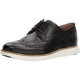 thumbnail image 6 of Cole Haan Grand Tour Wing Oxford Black Leather/White Lace Up Cutout Sneakers (Black Leather/White, 9), 6 of 12