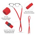 thumbnail image 3 of Uxcell 6 Pcs Sangle de Lunettes Sangle de Lunettes de Soleil en Nylon Ajustable pour Hommes Femmes, Multicolore, 3 of 7