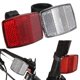 thumbnail image 2 of Wosthever Reflector de bicicleta noche ciclismo seguridad plástico luz reflectante accesorio de bicicleta Ciclismo blanco, 2 of 6