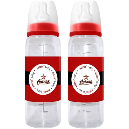 MLB Baby Fanatic Baby Bottle, 2pk, Houston Astros