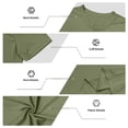 thumbnail image 7 of LWavelet Mens Henley Shirts Short Sleeve Moisture Wicking Lightweight T-Shirts Summer Casual 3 Button Basic Tee Shirt, 7 of 7