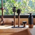 thumbnail image 3 of Ionic Brush Set with Magnetized Stand, Stainless Steel Handles and Replaceable Heads for Kitchen Cleaning, 3 of 7