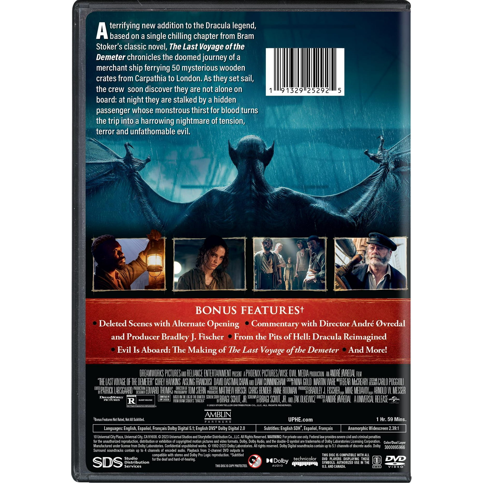 The Last Voyage of the Demeter (DVD)