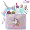 TOKIA Kids Makeup Kit for Girls with Cosmetic Bag(Unicorn Set)