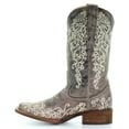 thumbnail image 3 of Corral Women's Crater Embroidered Western Boot Square Toe Brown 7 M  US, 3 of 7