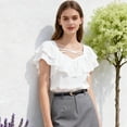 thumbnail image 4 of SENDEFN 2 Pack Women Belts For Jeans Dresses Pants Ladies Leather Waist Belt with Gold Buckle, 4 of 10