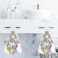 thumbnail image 3 of Hanging Towels 2 Pcs, Dish Towels Dream Catcher Absorbent Hand Towels with Hanging Loop Washcloth for Bathroom Kitchen, 3 of 6