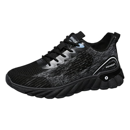 XDDST Mens Comfortable Dress Shoes Men s Shoes Summer New Breathable Casual Fly Weaving Mesh Mesh Shoes Running Casual Sports Shoes