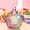 B, variant on DHGDJ54G 1Pc Colorful Glass Storage Jar With Lid Candy Cookie Jar Jewelry Buffet Jar Containers Large Freezer Containers Storage Containers for Food with Lids Storage with Lids for Fridge