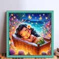 thumbnail image 2 of Hilo Algodón Ecológico Bordado Punto Cruz Princesa Moana Con 11CT 50x50cm, 2 of 9