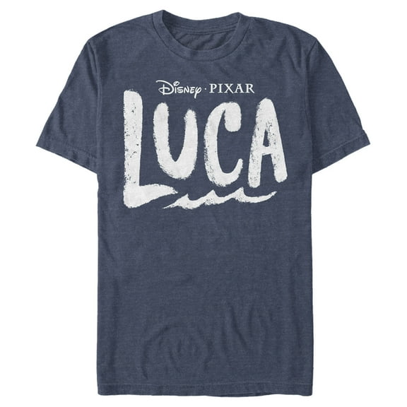 Men's Luca Logo  Graphic Tee Navy Blue Heather 2X Large