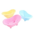 thumbnail image 6 of Hamster Bathtub Plastic Cooling Bed Small Animal Ice Bath Container Easy Clean Basin Anti-Spill Pet Cleaning Supplies, 6 of 8