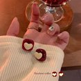 thumbnail image 4 of Teissuly Women's Earrings Heart Earrings Sweet And Delicate Versatile Personality Earrings Teissuly WER202401222922, 4 of 7