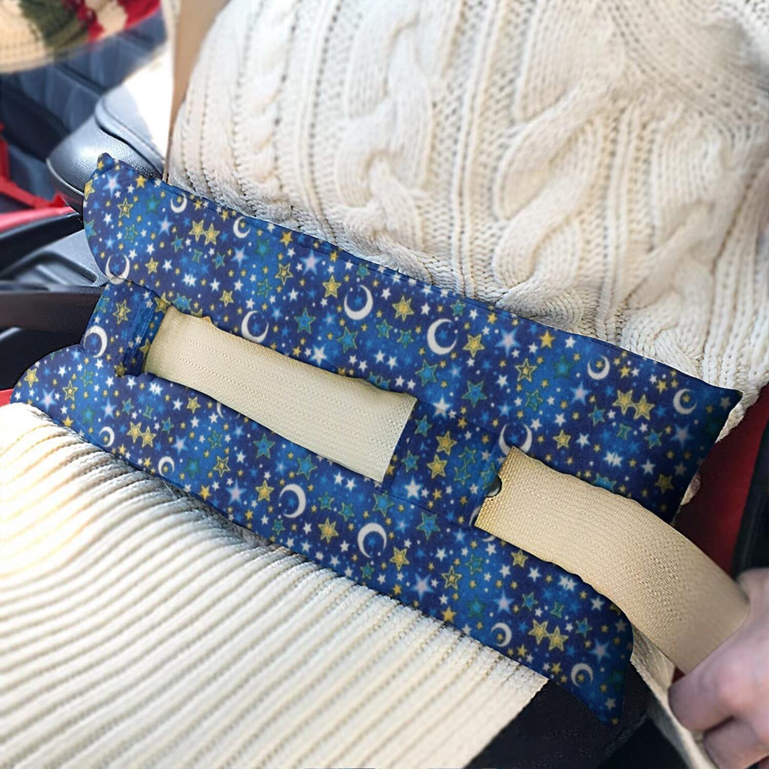 Outer Space Design Mastectomy Pillow - Post Surgery Seatbelt Cushion for Women