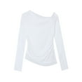 thumbnail image 3 of EDFBUYKRS Blouses for Women Long Sleeve Shirts Fall Fashion Dressy Casual Tops Cute Work Outfits Clothes M, 3 of 3