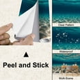 thumbnail image 4 of Peel and Stick Wallpaper Underwater point view shallow tropical lagoon sand sea Modern Art Wall Mural Decor Self Adhesive and Removable 100in x 144in, 4 of 8