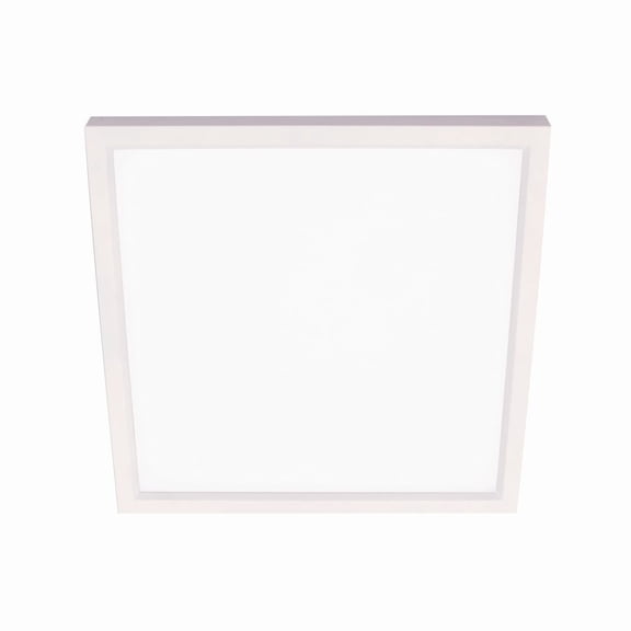EGSF09LAJD1WH AFX Edge Square - 18W 1 LED Flush Mount-0.67 Inch Tall and 9 Inch Wide-White Finish