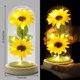 thumbnail image 2 of Lámpara LED de girasol Touloube con cúpula de vidrio, regalo para mamá, 2 of 8
