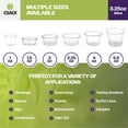 thumbnail image 5 of CIAO! 3.25OZ PP Clear Portion Cup, Lids Sold Separately (Case of 2,500), 5 of 9