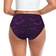 thumbnail image 3 of Womens Underwear - bats Violet purple cool No Show Seamless Underwear for Women, Stretch Women's Panties, Hipster Soft Comfort Ladies Panties Bikini Underwear Briefs, 3 of 6