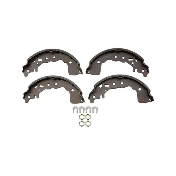 Rear Brake Shoe Set - Compatible with 2020 - 2024 Nissan Versa 2021 2022 2023