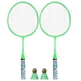 thumbnail image 2 of 4X Badminton Rackets for Children,Shuttlecocks Racquet Sports Set with 4 Balls for Players Indoor Outdoor Green, 2 of 4