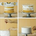 thumbnail image 2 of MasteelfCA 1 Set 11Pcs Round Cake Discs Cake Scrapers Cake Decorating Tools (Transparent), 2 of 7