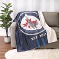 thumbnail image 3 of NHL Winnipeg Jets Plush Blanket, (50" x 60"), 3 of 4
