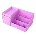 thumbnail image 1 of Caja de almacenamiento de cosméticos, cajón de maquillaje, joyería de múltiples capas, organizadores de escritorio para niñas (púrpura), 1 ud., 1 of 3