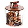 thumbnail image 1 of CHOKBook Nook Diy Hobby Fun Book Nook Kits for Adults Diy House Design Cabin Kit Style7, 1 of 4