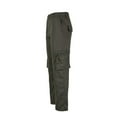 thumbnail image 3 of Men‘s Cargo Pants Pure Color Slim Fit Zipper Elastic Pocket Breathable Trousers, 3 of 7