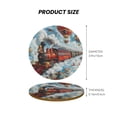 thumbnail image 5 of Xecao Red Train Hot Air Balloon for MDF Cork Coaster 4 Pcs,Drink Coasters,Suit for House Warming Gifts New Home ,Coffee Table Decor-Round Shape, 5 of 7
