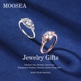 thumbnail image 2 of Anillo MOOSEA de moissanita de 1,2 quilates en oro amarillo vermeil de 14 quilates para mujer, 2 of 6