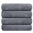 thumbnail image 1 of Toalla JML de microfibra, paquete de 4 unidades, 76 x 152 cm, color gris floral, 1 of 2