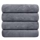 thumbnail image 1 of Toalla JML de microfibra, paquete de 4 unidades, 76 x 152 cm, color gris floral, 1 of 2