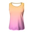 thumbnail image 4 of Hpapadks Tank Tops for Women 2025 Crewneck Sleeveless Gradient Print Tanks Casual Loose Fit Basic Vest Camisole Tops for Women Rose Gold XXL, 4 of 5