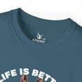 thumbnail image 4 of Life is Better with Shepherd - Funny Dog Lover Unisex Cotton Tee, 4 of 4