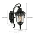 thumbnail image 5 of Waterproof Aluminium with Glass Outdoor Lanterns for Porch Patio Garage Hallway, 5 of 20