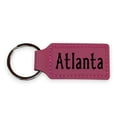 thumbnail image 3 of Keychain - Rectangle - Atlanta - Leather, 3 of 4