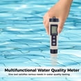 thumbnail image 3 of Portable 5-in-1 Water Quality Tester, Water Salinity Tester, Multifunctional Water TDS, EC, PH, SALT, TEMP Testing Tool, Digital Water PH Meter, Swimming Pools TDS Meter, 3 of 7