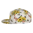 thumbnail image 3 of Balery Baseball Cap Flat Bill Hats for Men Adjustable Size for Running Workouts and Outdoor Activities All Seasons Dad Hat(Bird Sunflowers ), 3 of 9