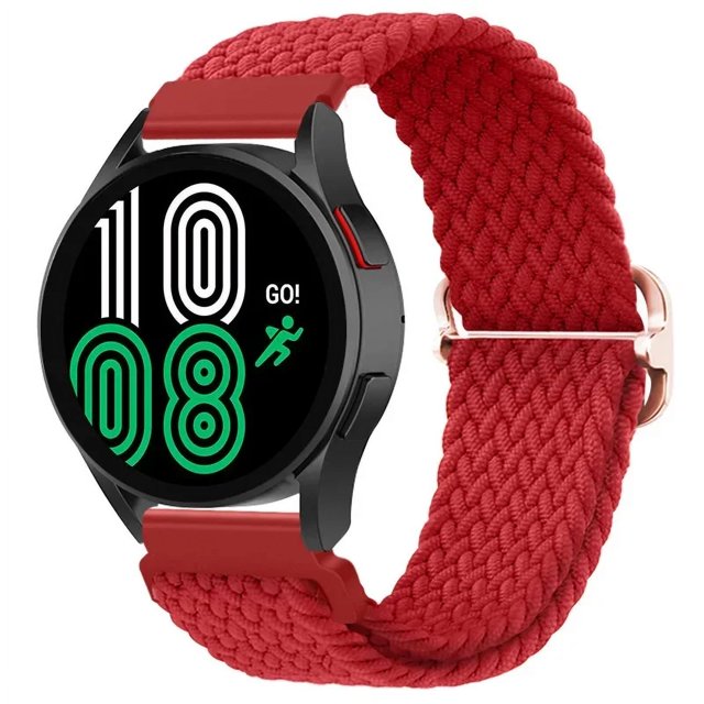 22mm Braided Solo Loop For Realme Watch S2 Smartwatch Sport Bracelet For Realme Watch 2 2 Pro 3 3 Pro S SPro Replacement Band Red 22MM Width Band