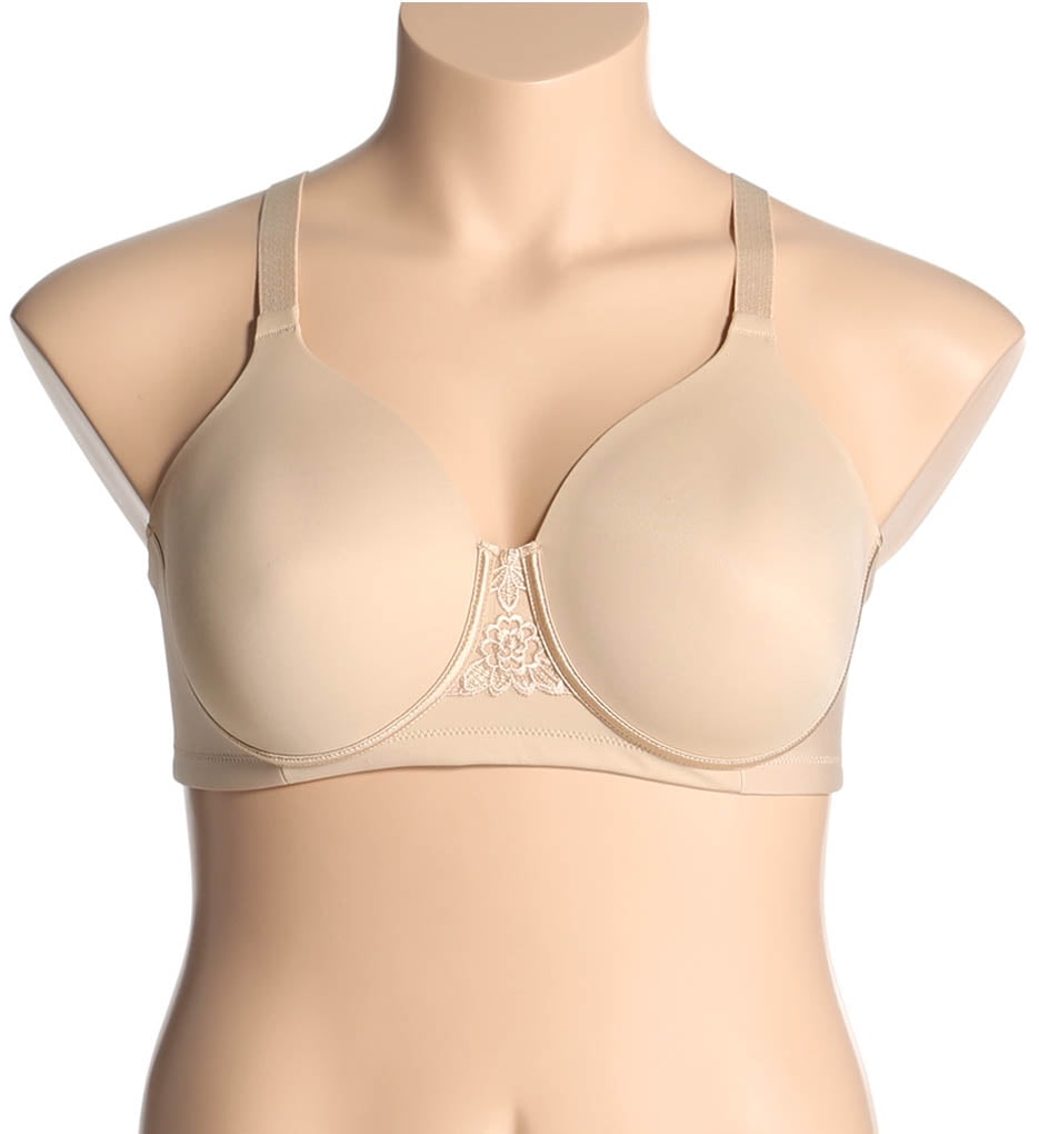 Vanity Fair Womens Beauty Back Full Figure Wirefree Bra, 40B, Damask