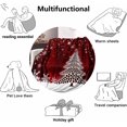 thumbnail image 4 of Red Christmas Blanket Santa Claus Deer Christmas Tree Galaxy Blanket for Girls Boys Kids Soft Cozy Plush Xmas New Year Holiday Blanket for Couch Sofa Bed Gift Blanket(Blanket Xmas30012-80 x60), 4 of 5